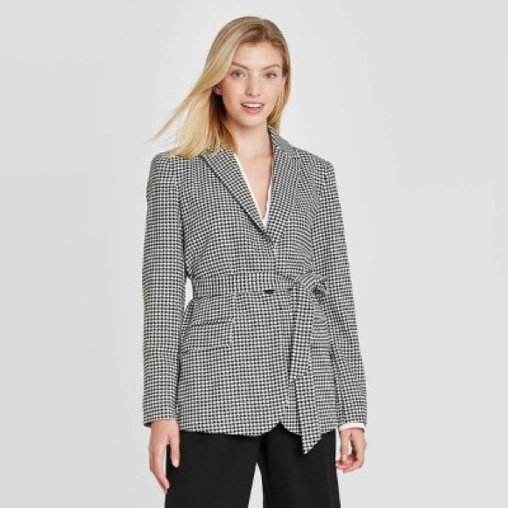 A New Day Houndstooth Blazer